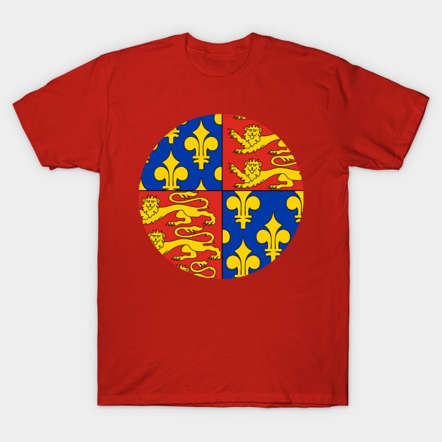 Angevin Coat of Arms T-Shirt by radiogalaxy